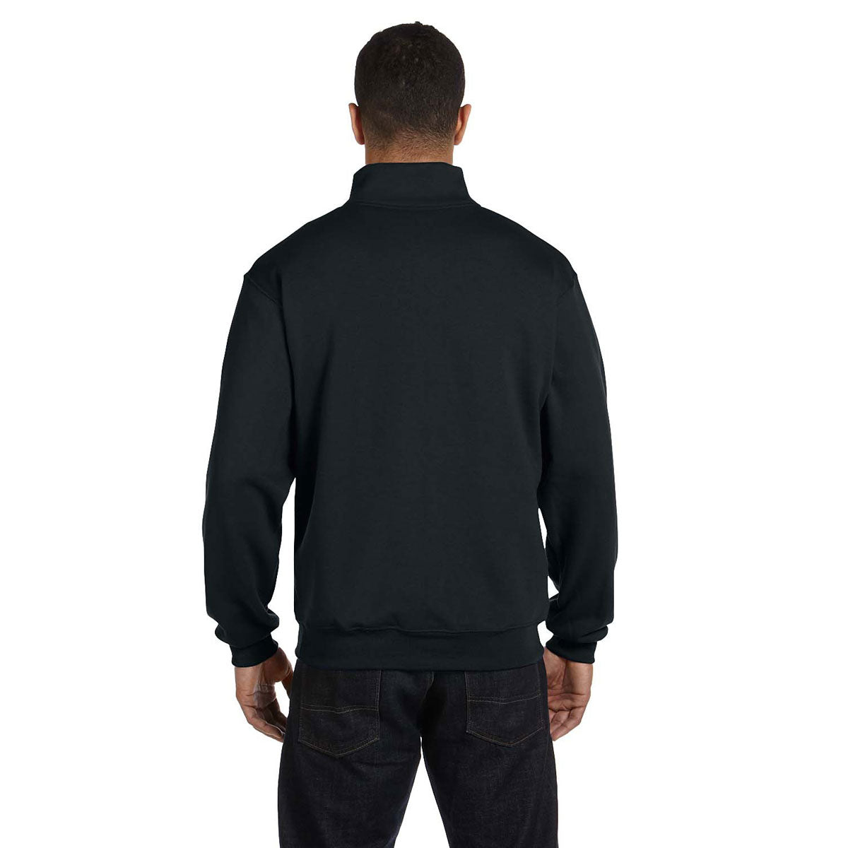 Jerzees Men's Stylish 8 Oz. Nublend Quarter-Zip Cadet Collar Sweatshirt - Ideal for Brand Promotion!