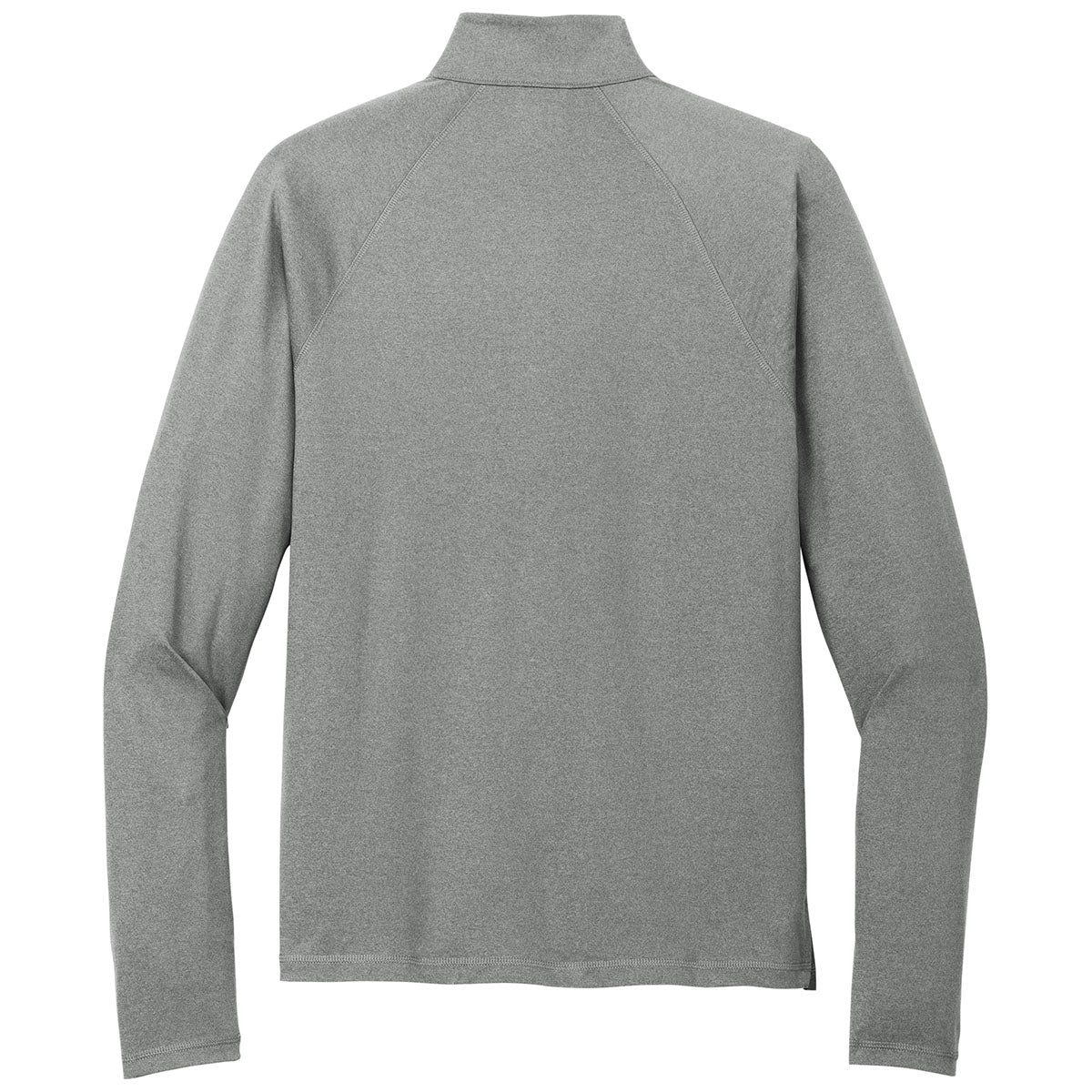 New Era Men's Shadow Grey Heather Power Half Zip - The Ultimate Customizable Activewear