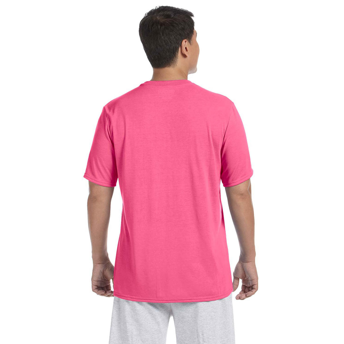 Gildan Men's Stunning Safety Pink Performance T-Shirt