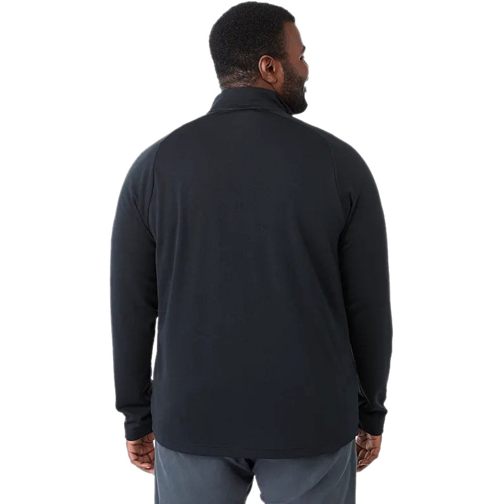 Elevate Men's Stylish Black Asgard Eco-Friendly Knit Quarter Zip - A Must-Have!