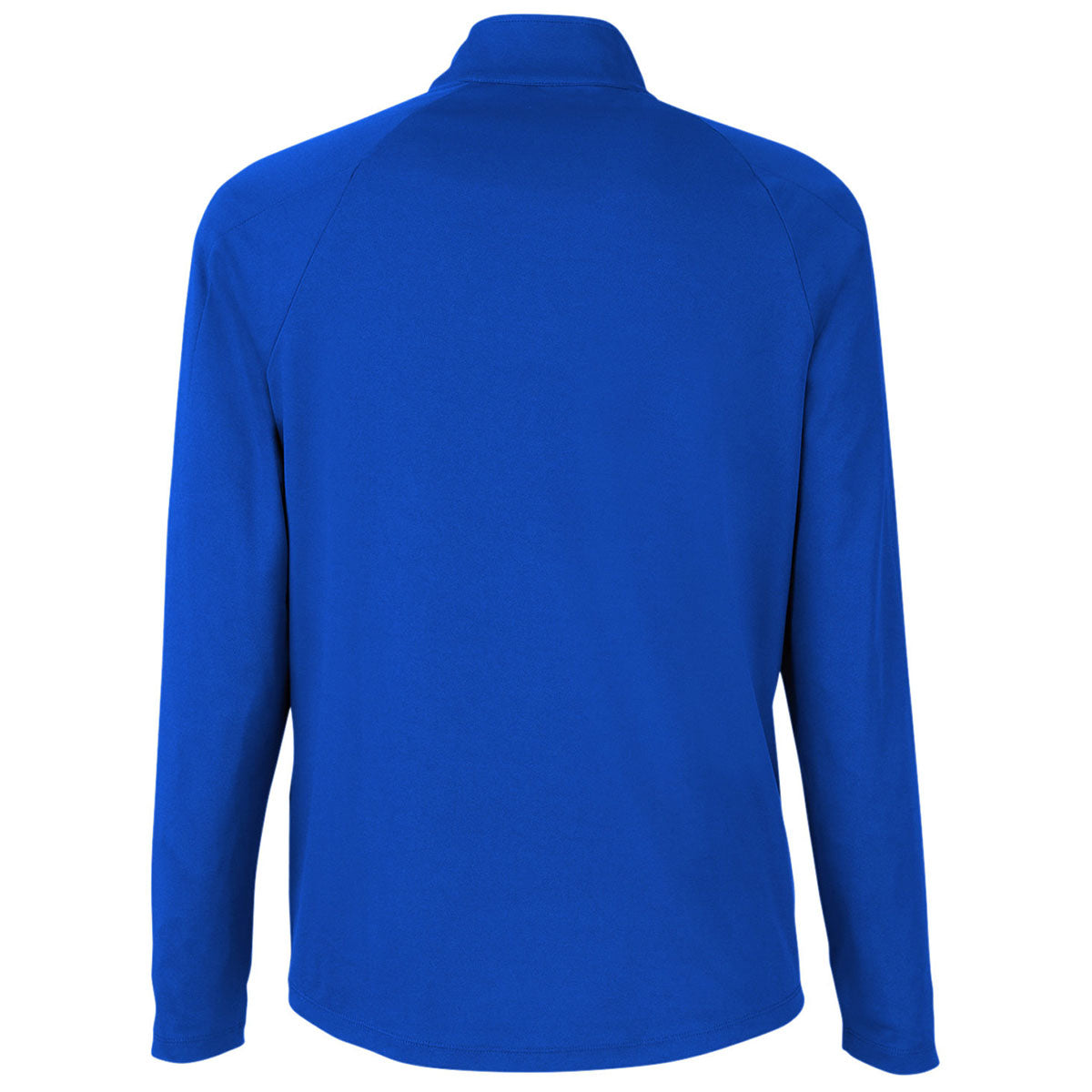 Core 365 Men's True Royal/Carbon Origin Performance Pique Quarter Zip - Ideal for Corporate & Daily Wear