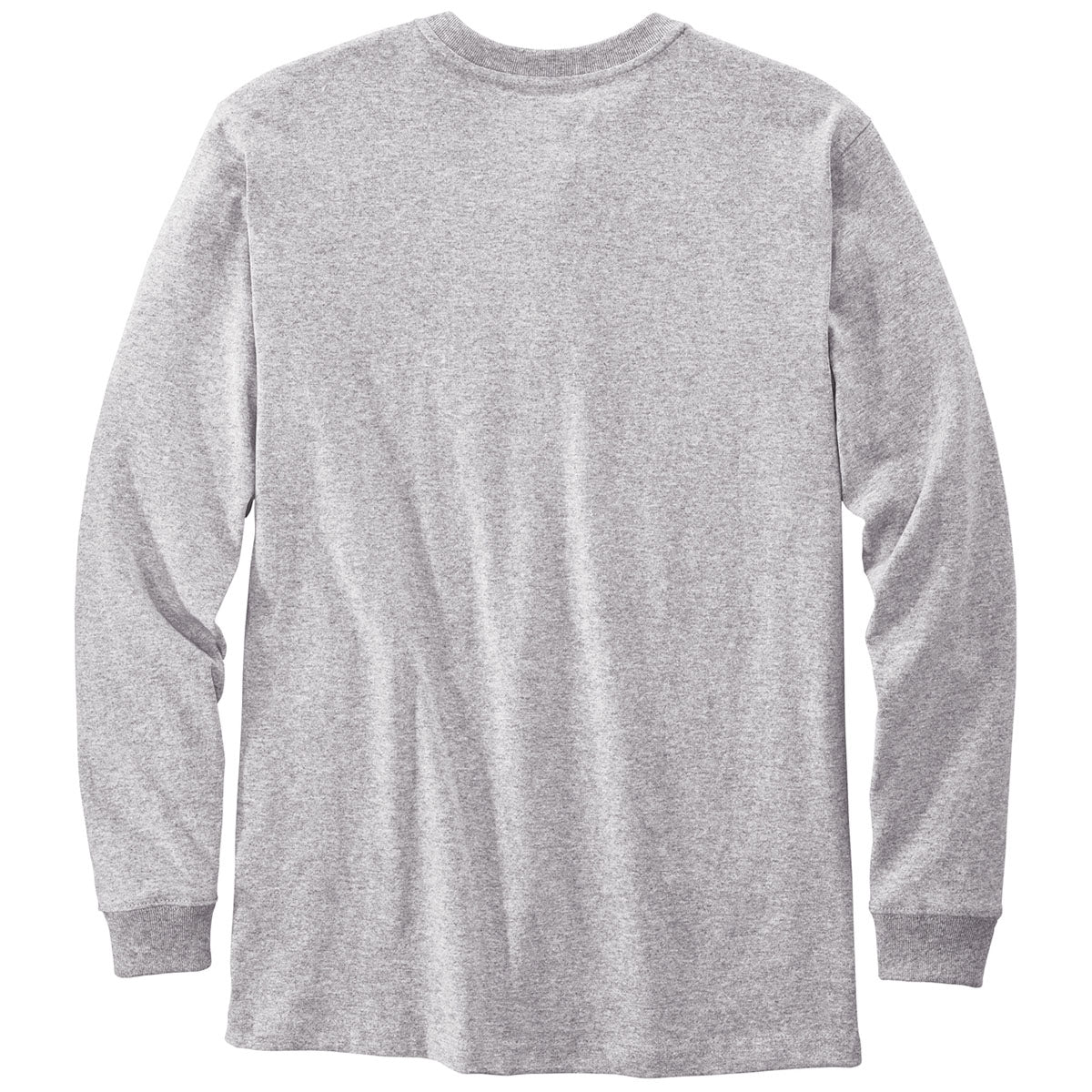 Carhartt Men's Stunning Heather Grey Long Sleeve Henley T-Shirt - Grab Yours Now!