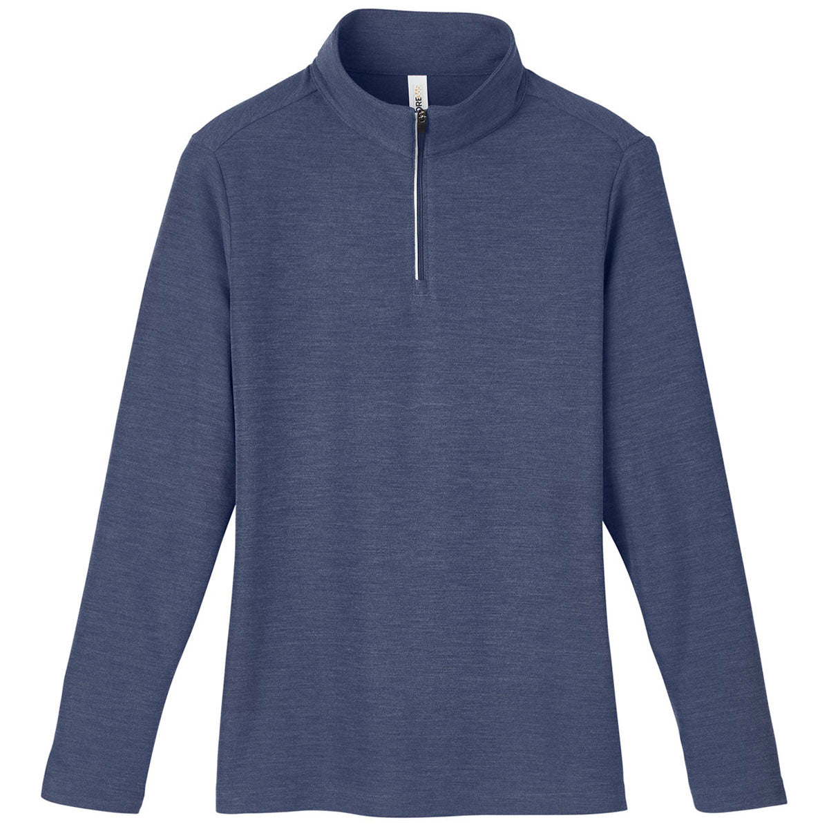 Core 365 Men's Classic Navy Heather Fusion ChromaSoft Pique Quarter-Zip: The Ultimate Work and Play Top