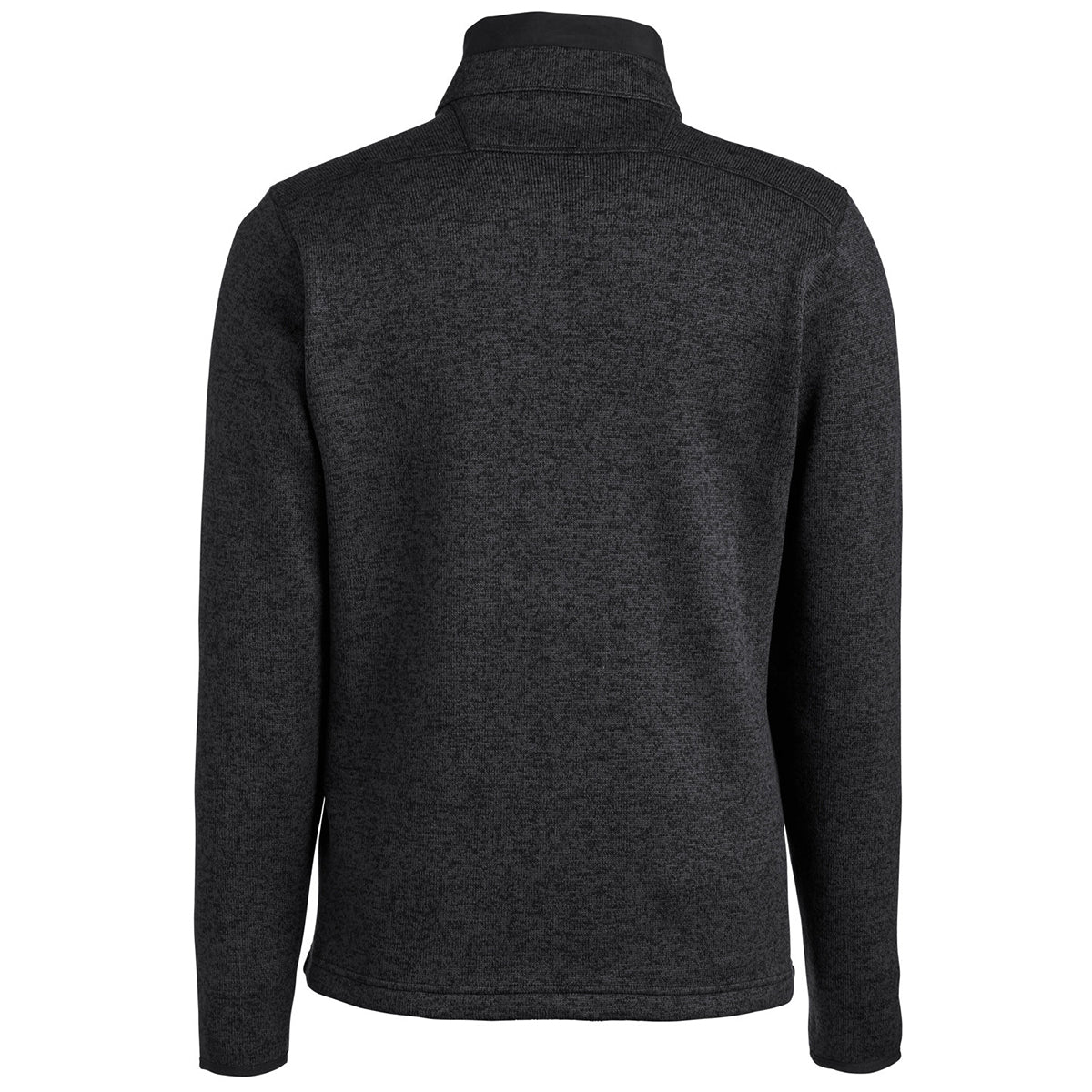 Columbia Men's Stylish Black Heather Sweater Weather 1/2 Zip - Customizable and Versatile