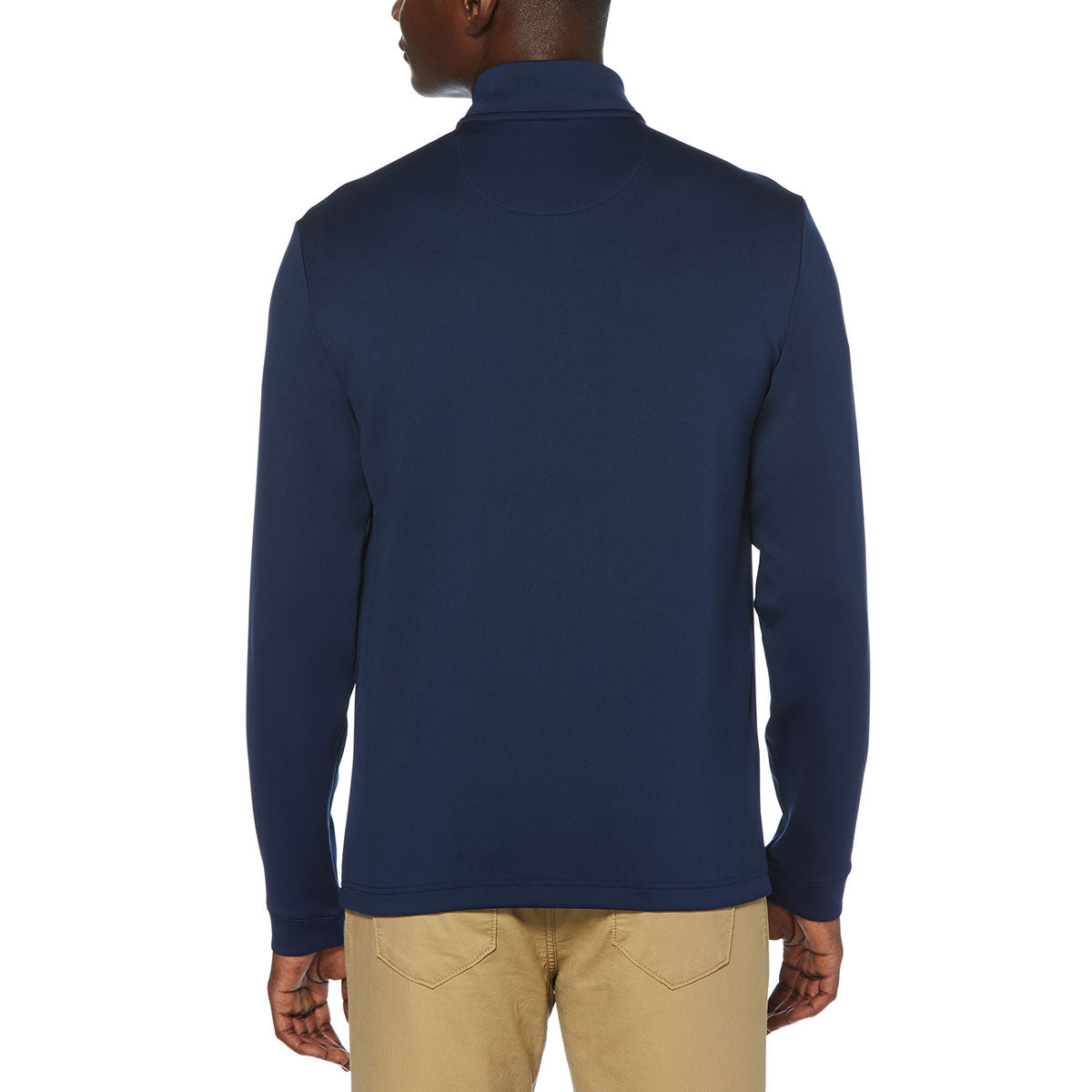 Original Penguin Unisex Stylish Black Iris Blue Clubhouse Mock Pullover