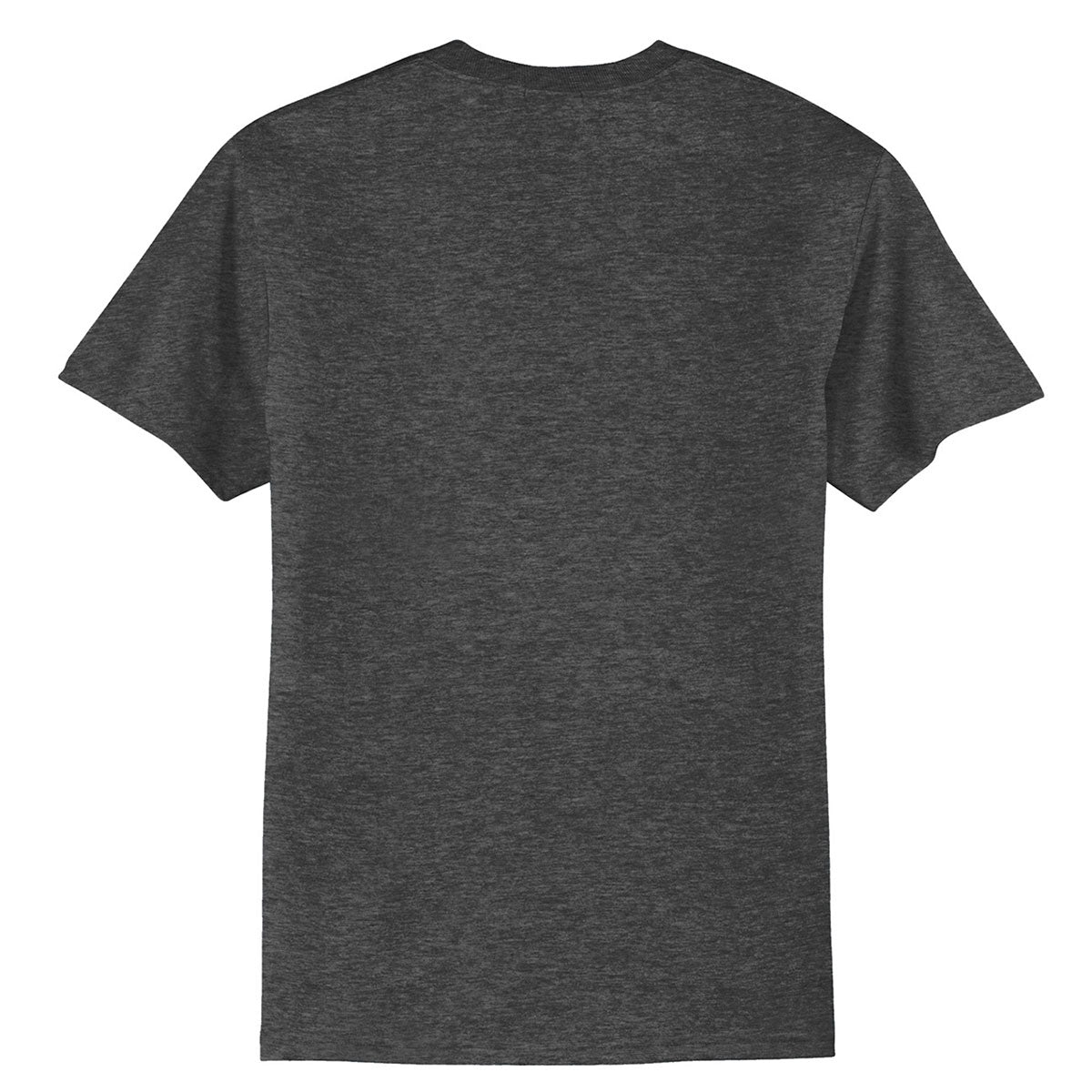 Port & Company Men's Dark Heather Grey Tall Core Blend Tee: Stylish and Durable!