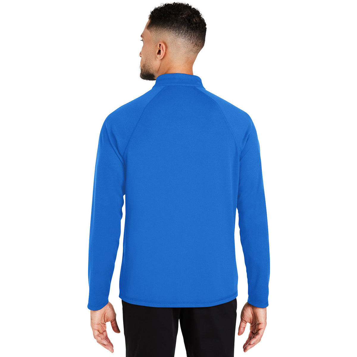 North End Men's Nautical Blue Revive Coolcore Quarter Zip - A Refreshing Men's Essential