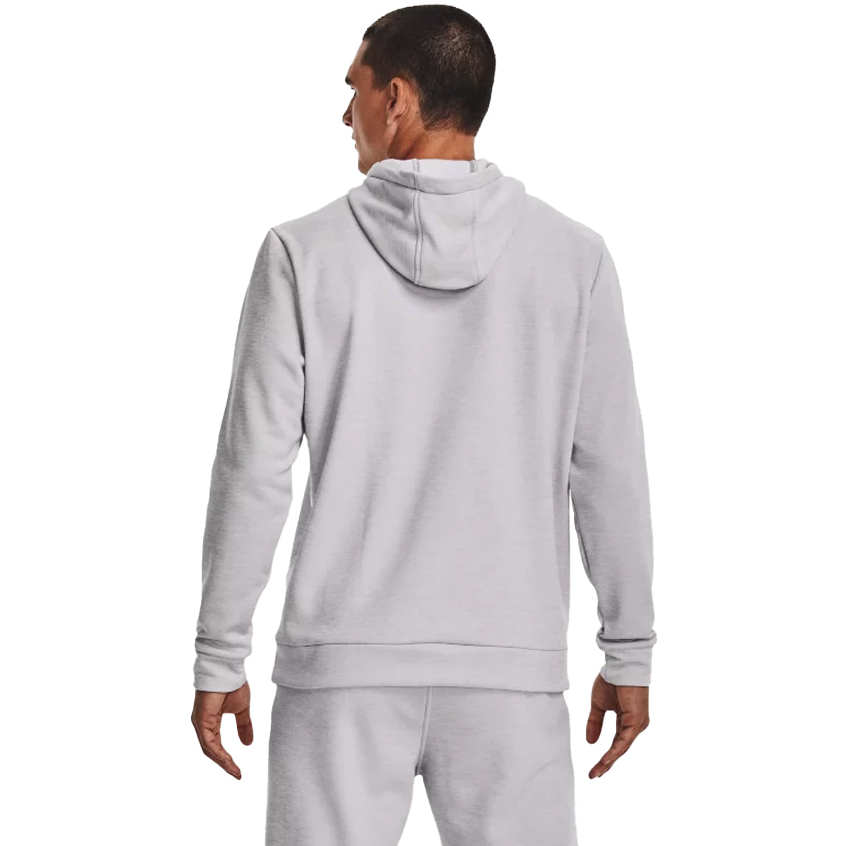 Under Armour Men's Halo Armour Fleece Twist Hoodie in Grey, White & Black