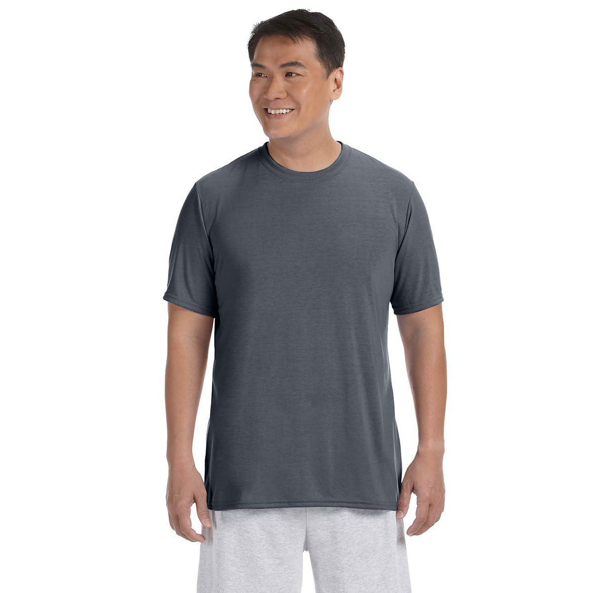 Gildan Men's Charcoal Performance T-Shirt: Elevate Your Team's Style