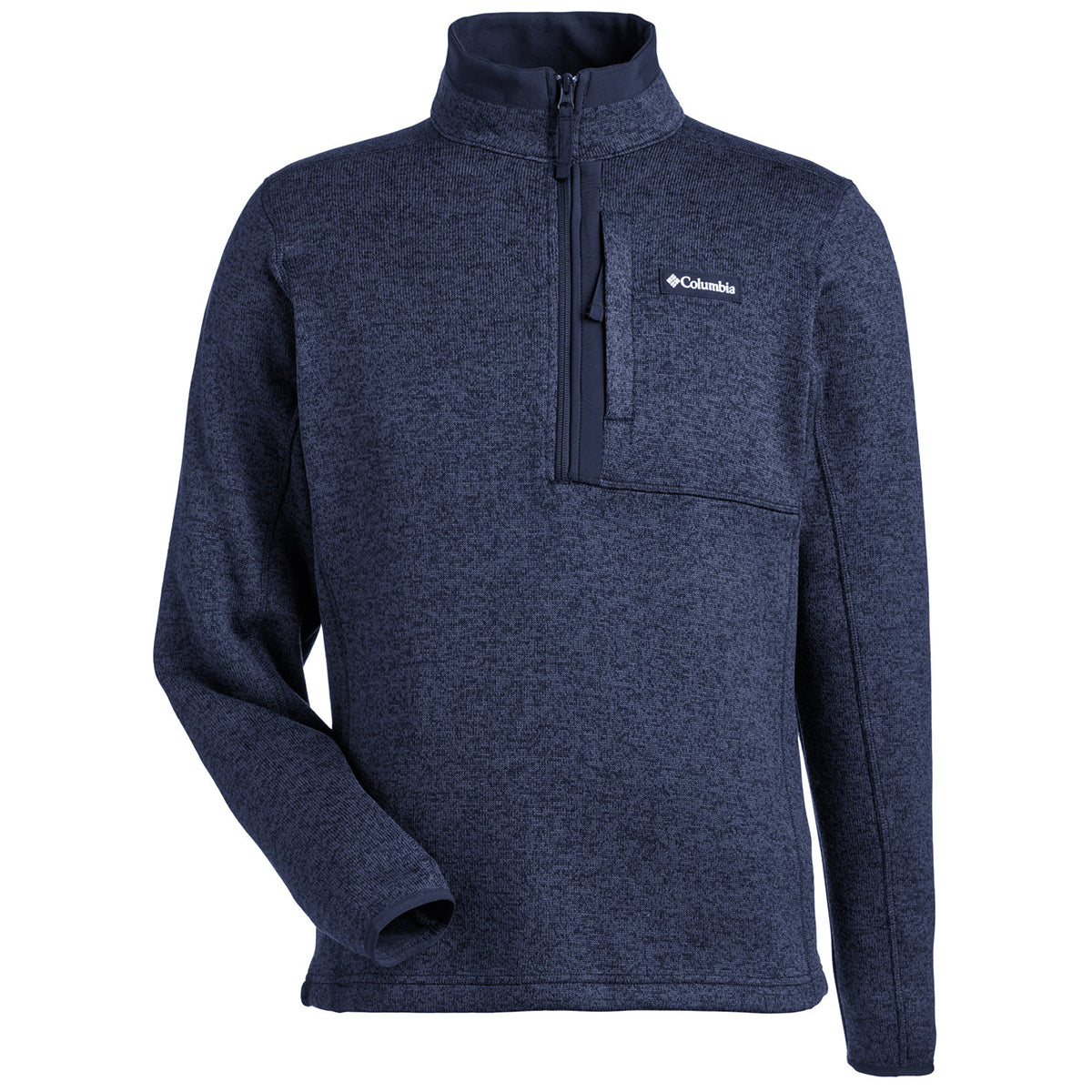 Columbia Men's Collegiate Navy Sweater Weather Half-Zip - Customizable Style!