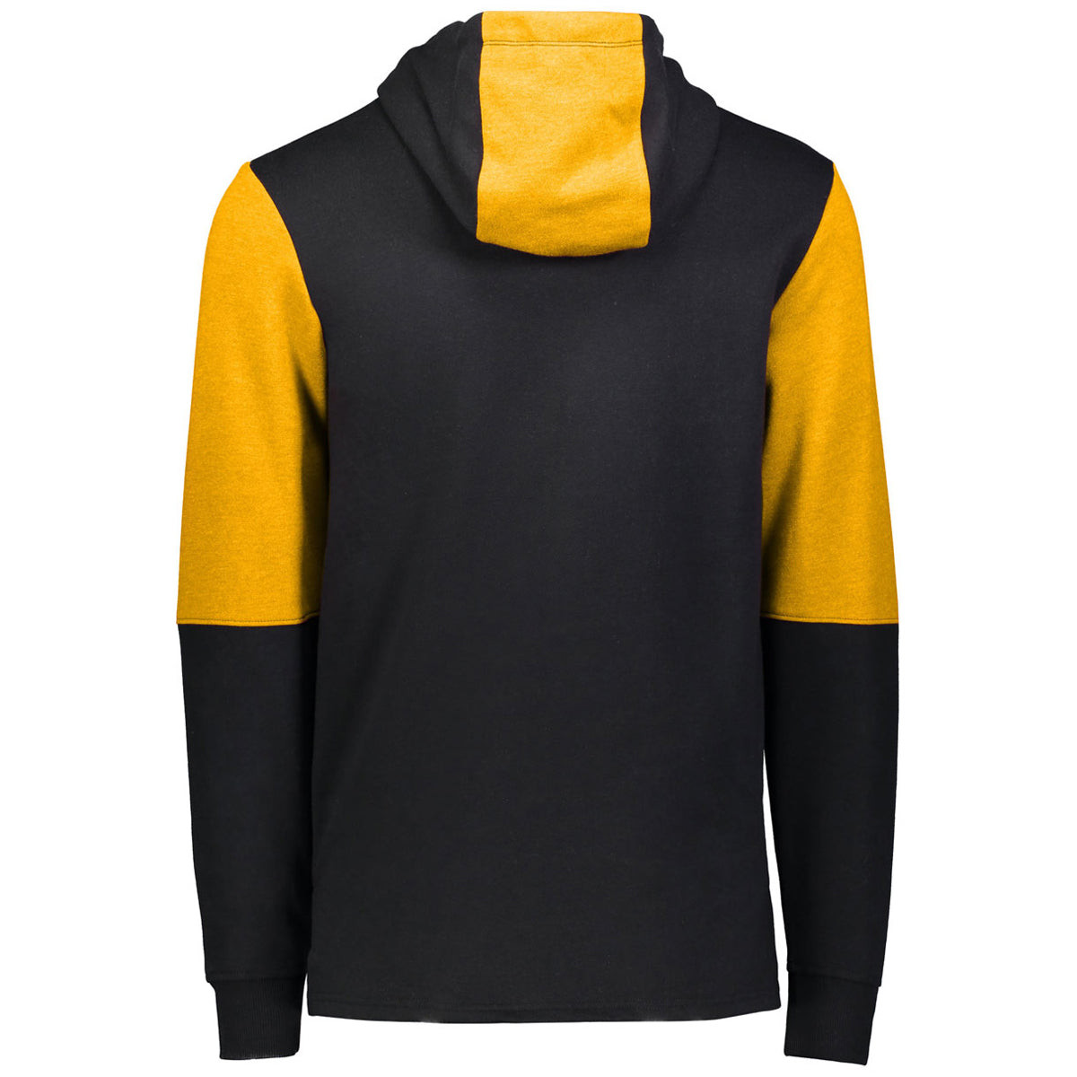 Holloway Men's Stunning Black/Gold Heather Ivy League Team Hoodie