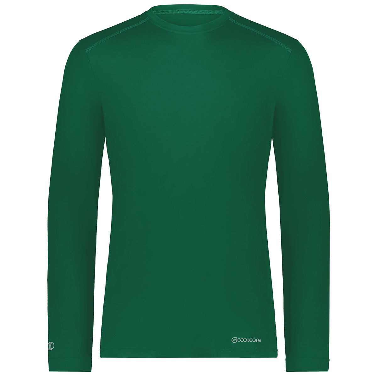 Holloway Men's Stunning Dark Green Coolcore Long Sleeve Tee