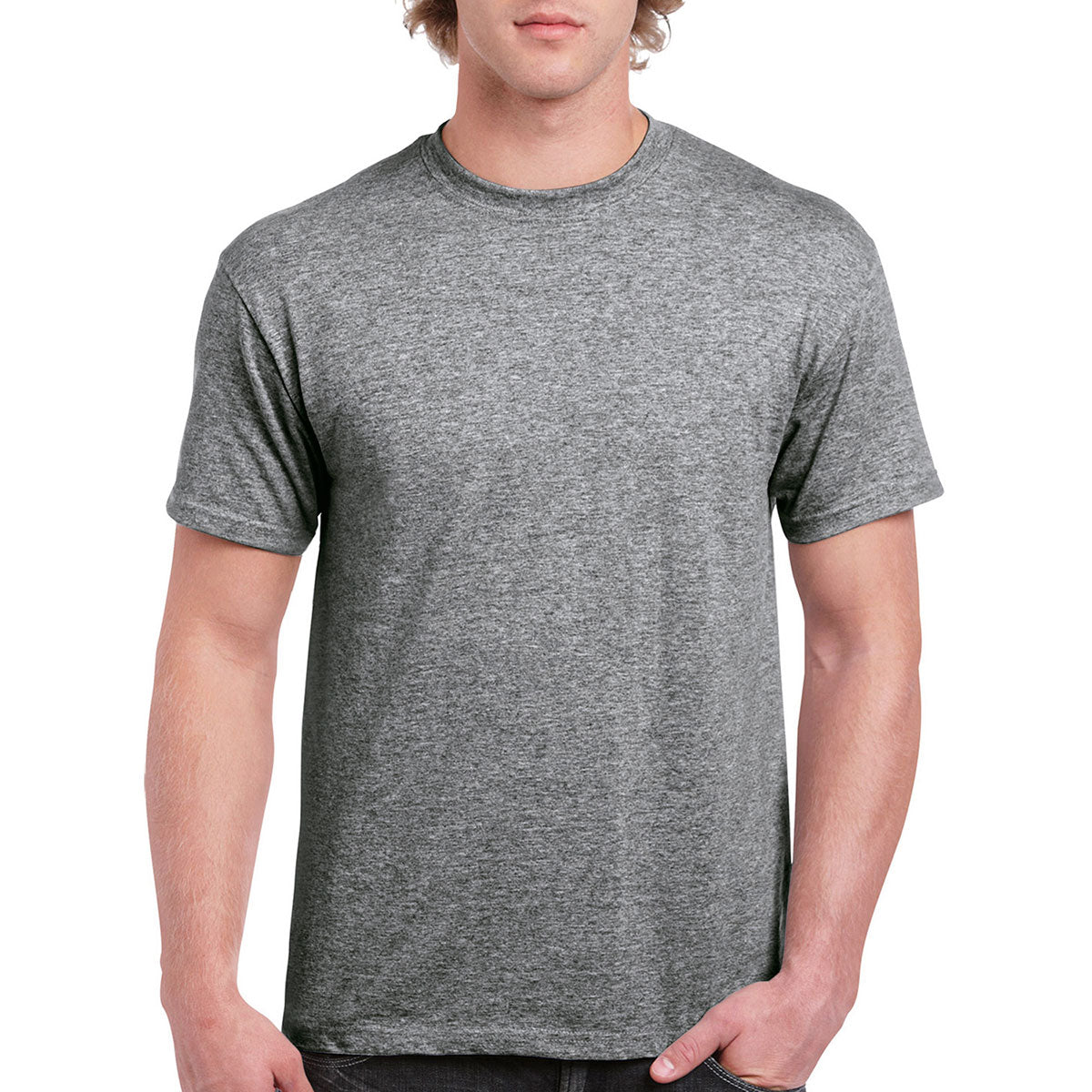 Gildan Unisex Graphite Heather Hammer 6 oz. T-Shirt - The Ultimate Layering Essential