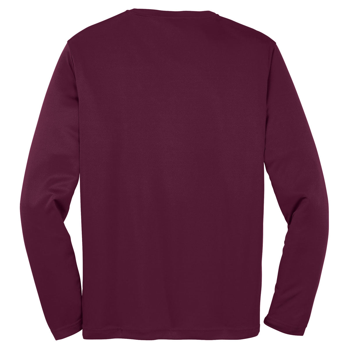Sport-Tek Men's Maroon Tall Long Sleeve PosiCharge Competitor Tee - The Ultimate Corporate T-Shirt