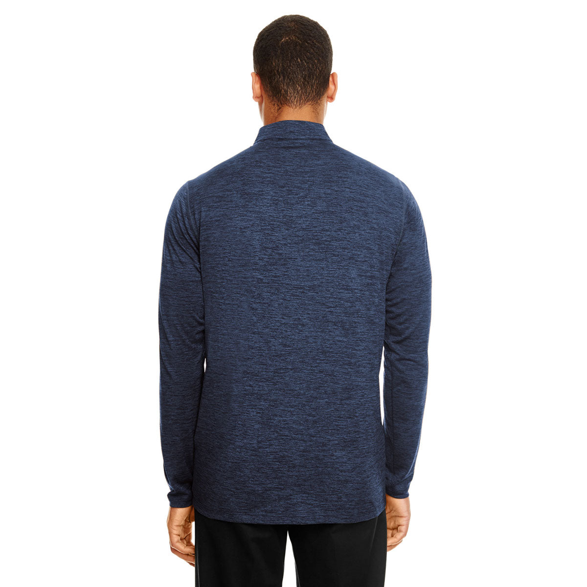 Core 365 Men's Classic Navy Heather/Carbon Kinetic Performance Quarter Zip - The Ultimate Outdoor Essential