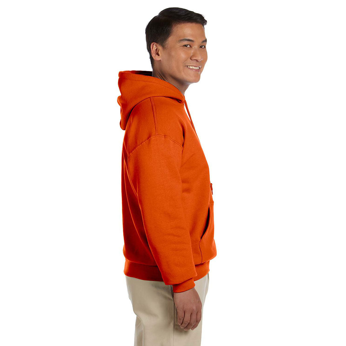 Gildan Unisex Safety Orange Heavy Blend 50/50 Stylish Hoodie