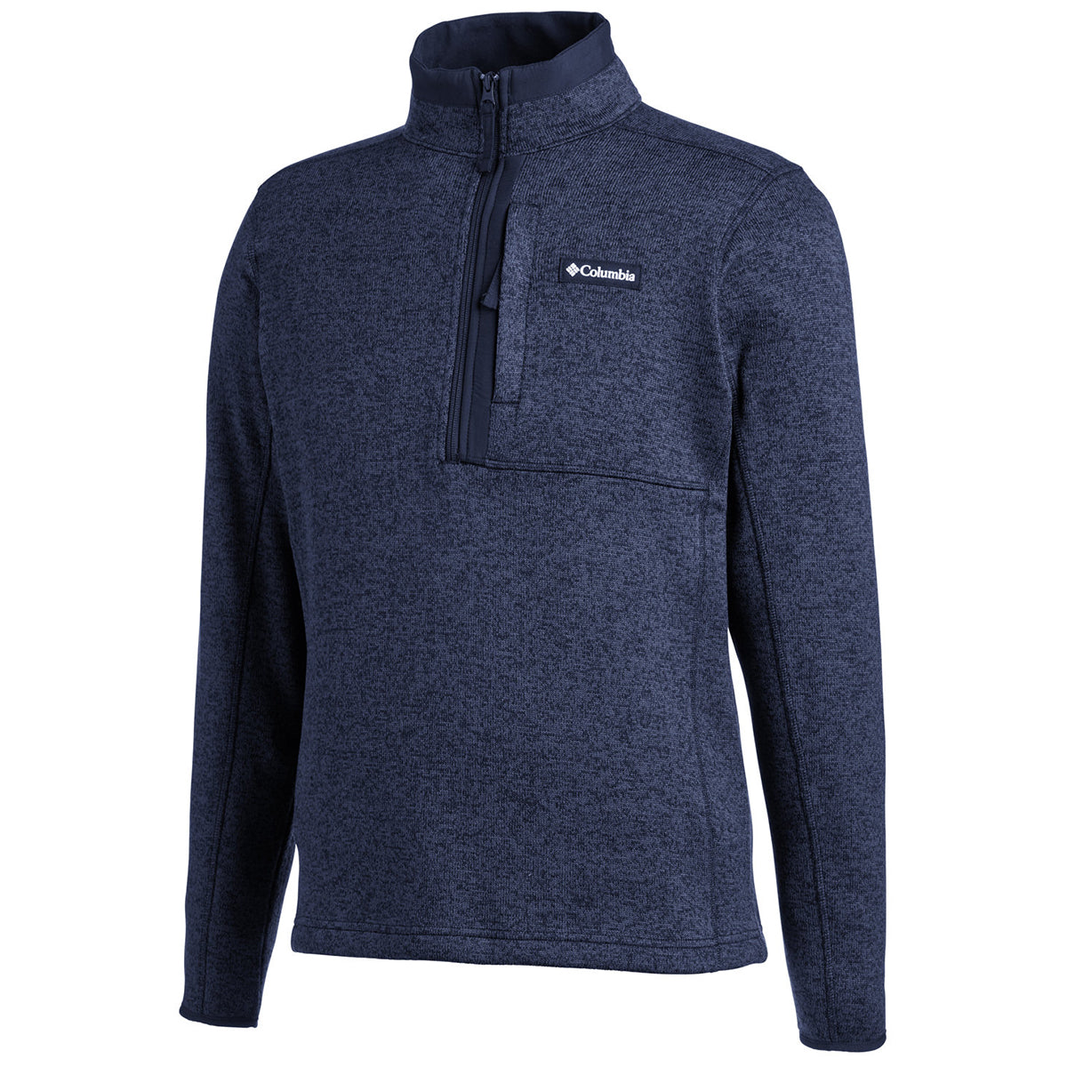 Columbia Men's Collegiate Navy Sweater Weather Half-Zip - Customizable Style!