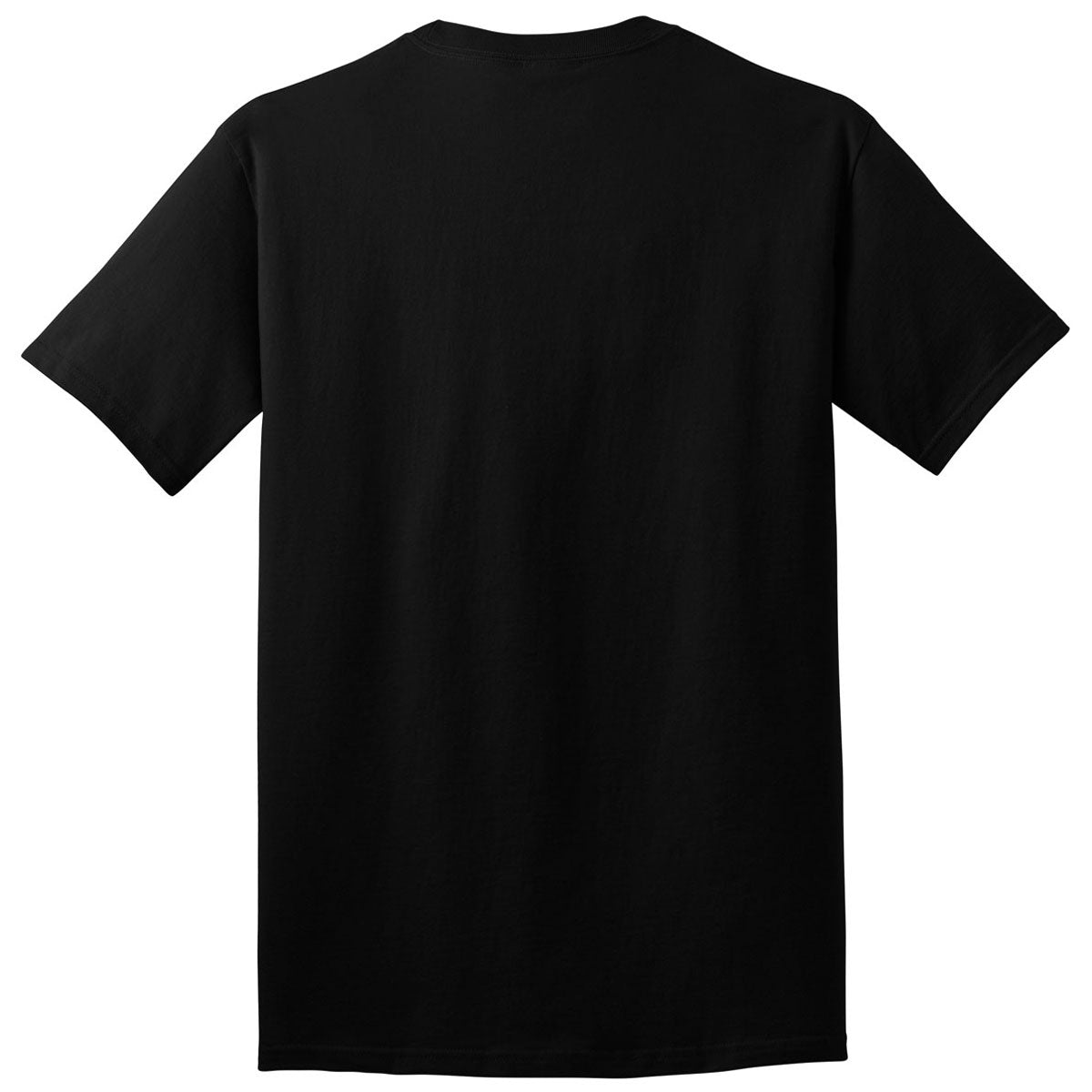Port & Company Men's Jet Black Core Cotton DTG Tee - Ultimate Comfort Tees