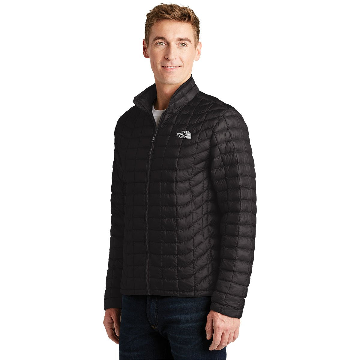 The North Face Men's Matte Black Thermoball Trekker Jacket - Make a Statement!