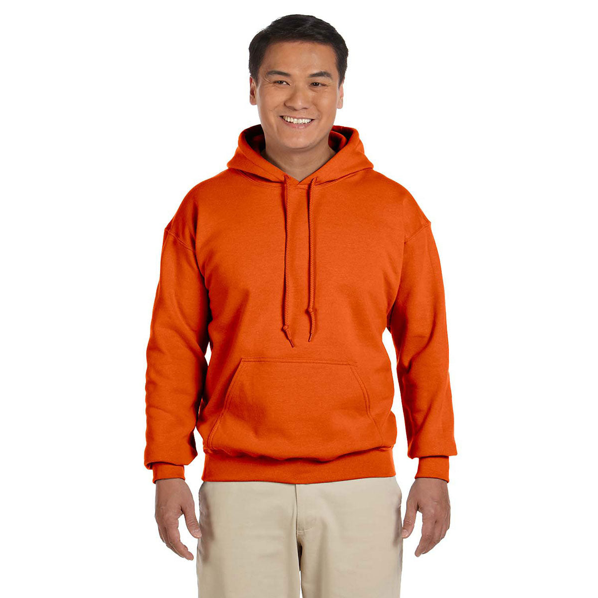 Gildan Unisex Safety Orange Heavy Blend 50/50 Stylish Hoodie