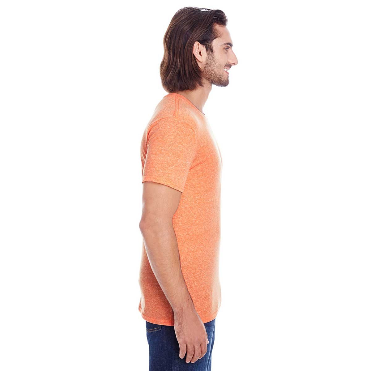 Threadfast Unisex Orange Triblend Short - Sleeve T - Shirt: The Ultimate Warm - Weather Essential