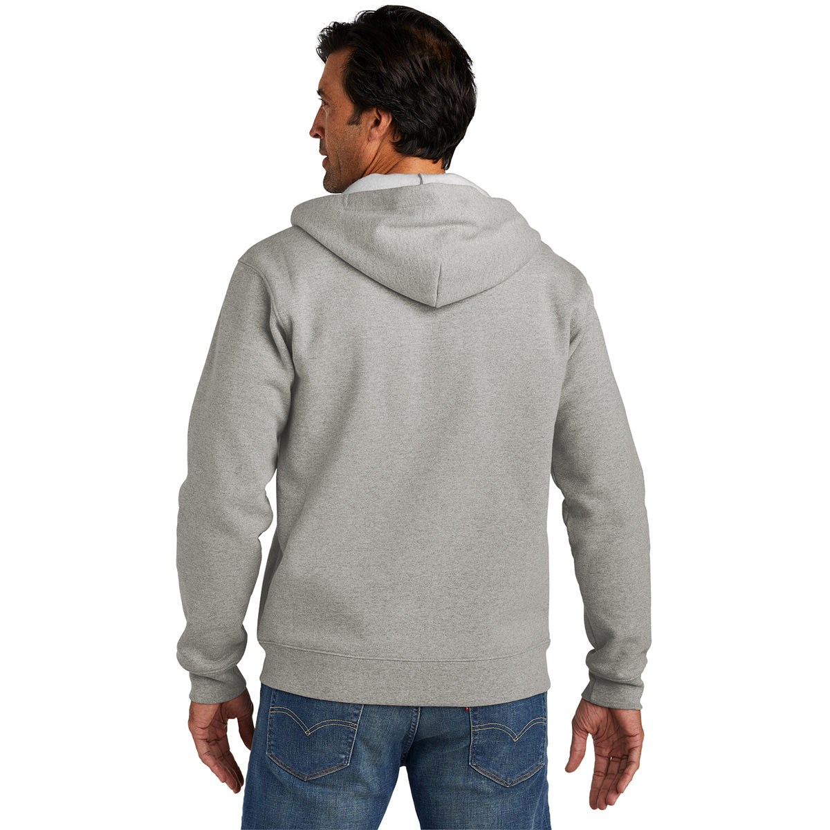 Volunteer Knitwear Men's Heather Grey Chore Fleece Full-Zip Hoodie - Your Ultimate Comfort Companion
