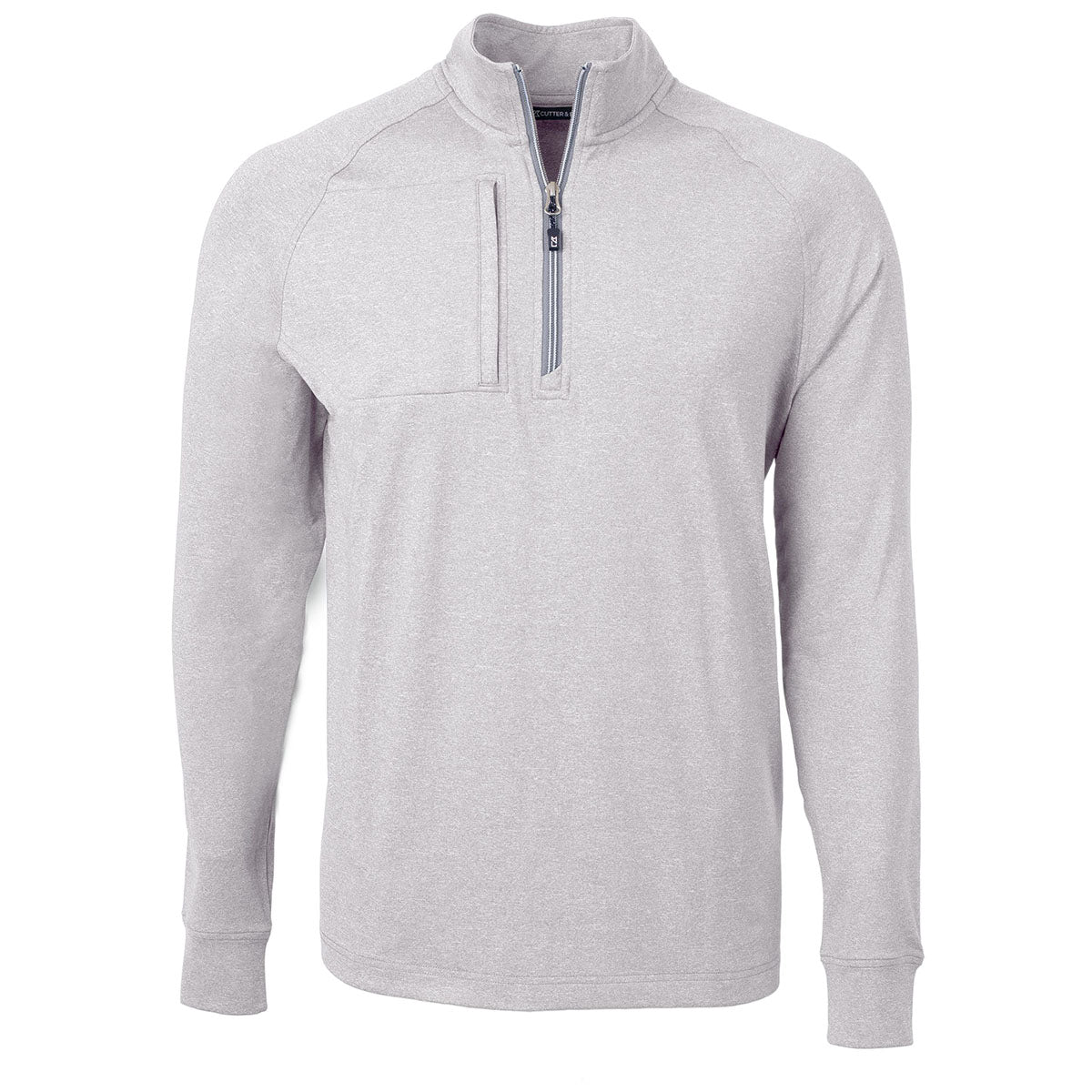 Cutter & Buck Men's Stylish Heather Adapt Eco Knit Quarter Zip - Ideal for Active Men