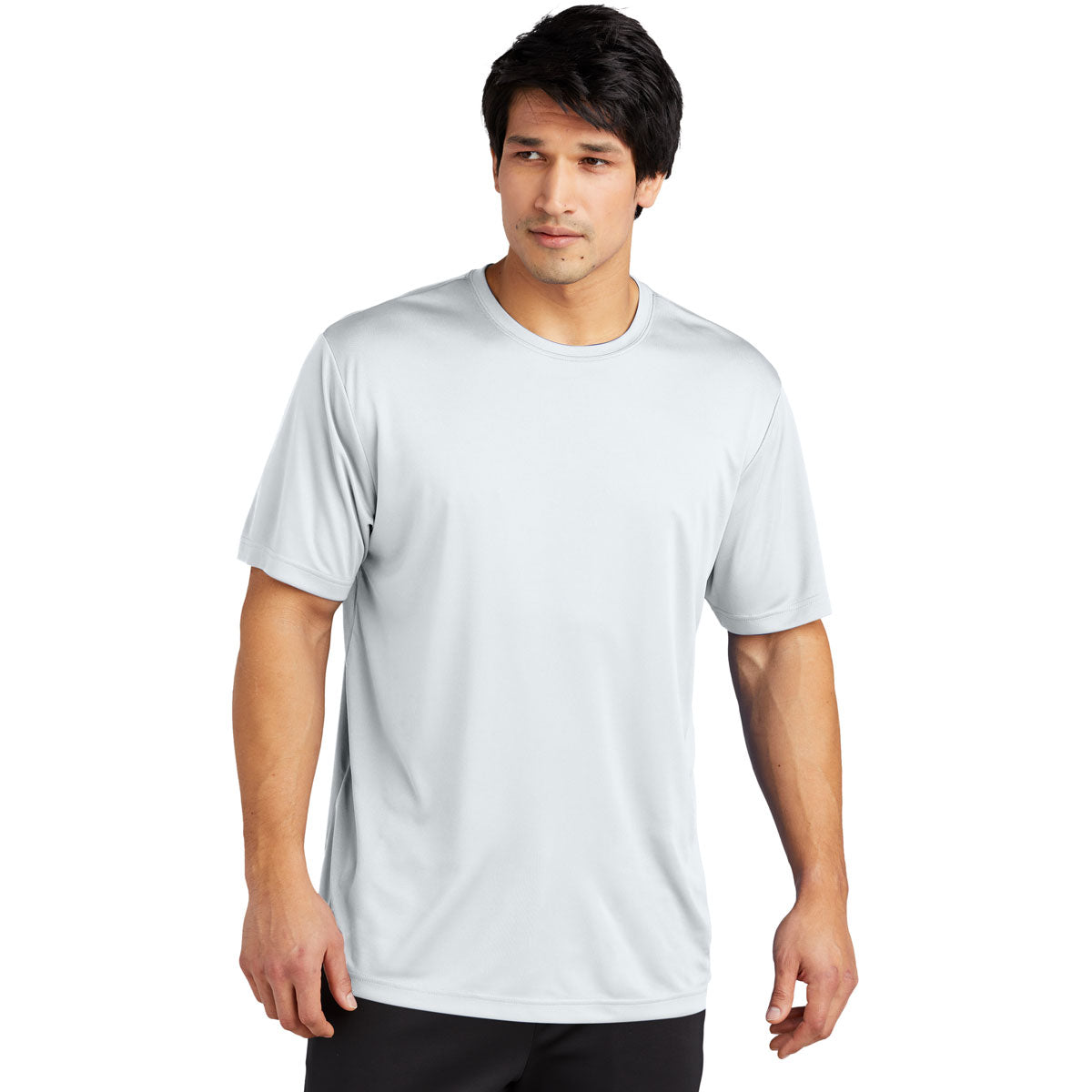 Sport-Tek Men's White PosiCharge Re-Compete Tee - The Ultimate Athletic Top