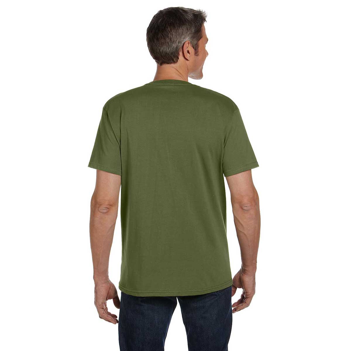 Econscious Men's Olive Organic Cotton Short-Sleeve Classic T-Shirt: A Stylish Essential