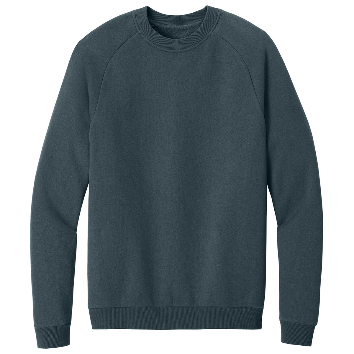 District Men's Stunning Deep Steel Blue Cloud Fleece Crew