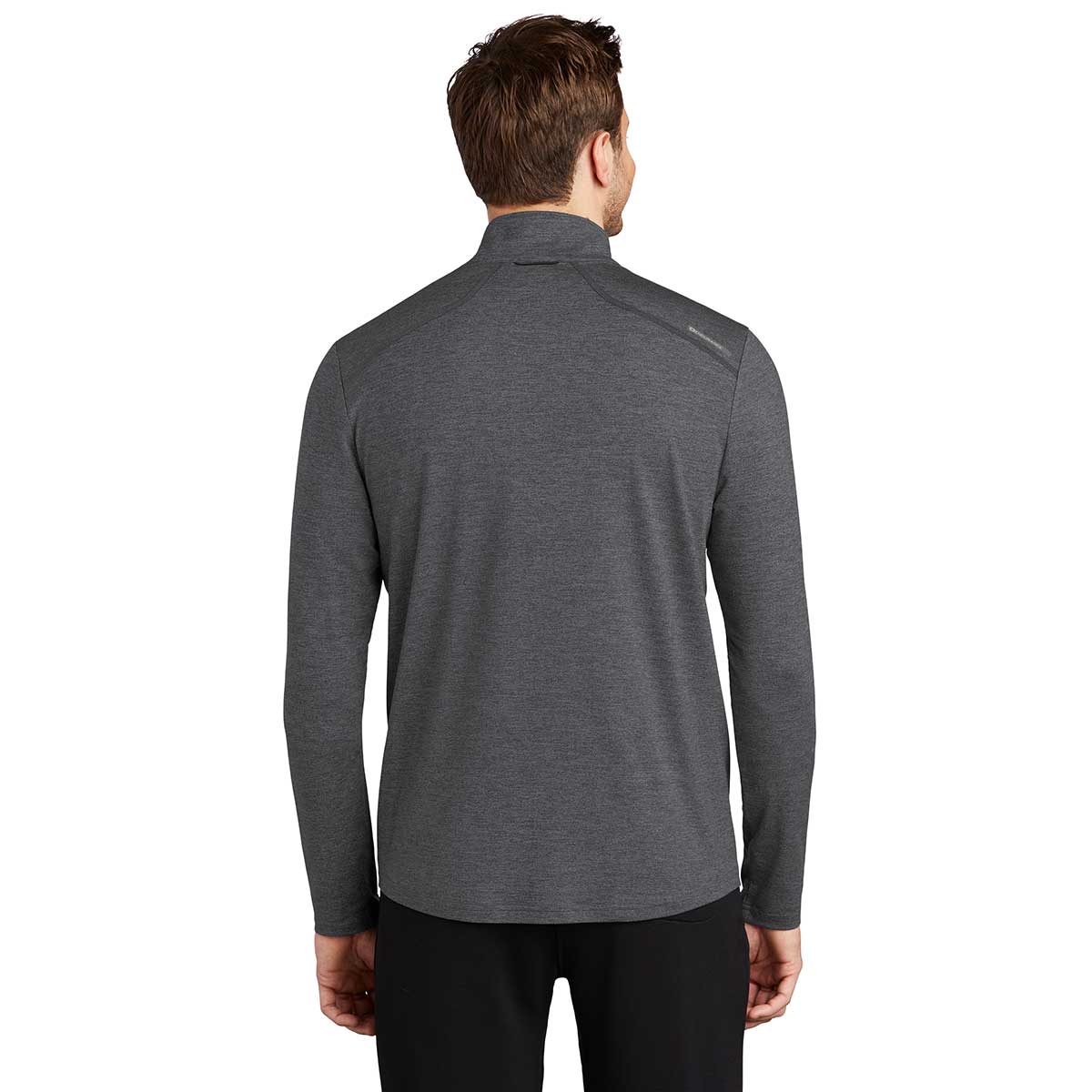 OGIO Men's Grey Heather Endurance Force Quarter Zip: Gear Up for Fitness!