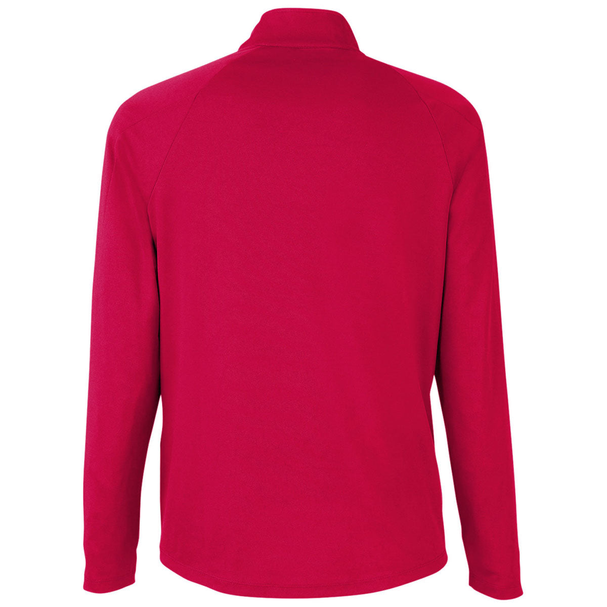 Core 365 Men's Stunning Red/Carbon Origin Performance Pique Quarter Zip - A Must - Have for Men!