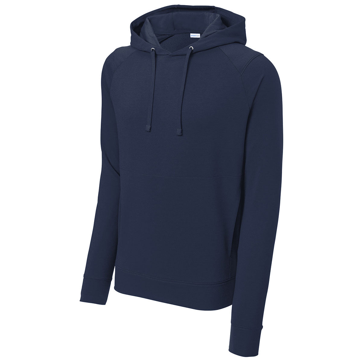 Sport-Tek Men's True Navy Sport-Wick Flex Fleece Pullover Hoodie - Ideal for Active Men