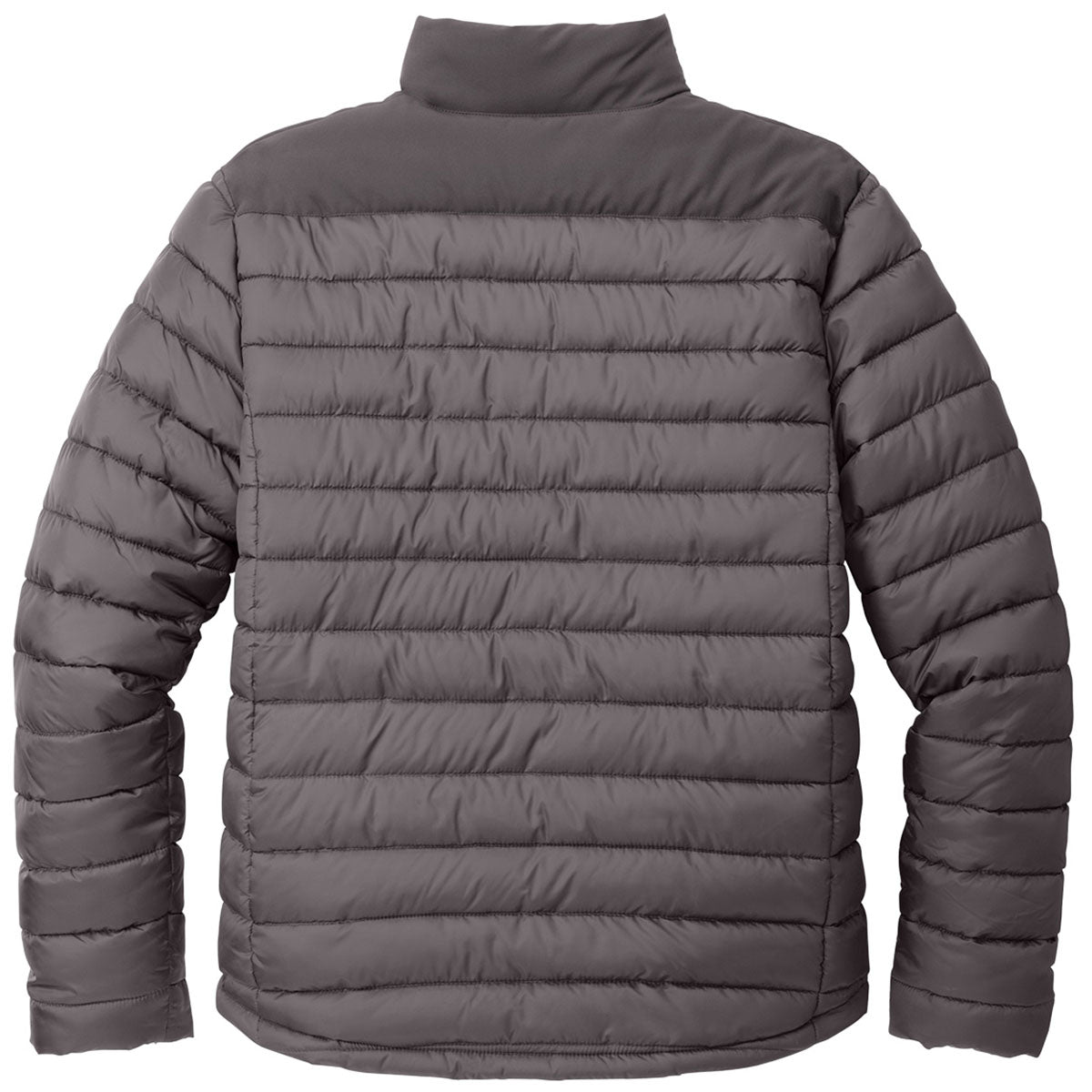 Port Authority Men's Horizon Puffy Jacket in Deep Smoke/Grey Smoke