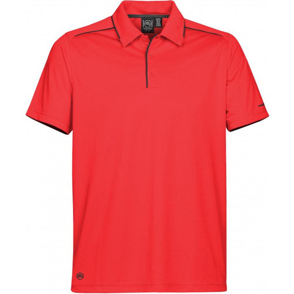 Stormtech Men's Scarlet/Black Inertia Sport Polo - The Ultimate Athletic Wear