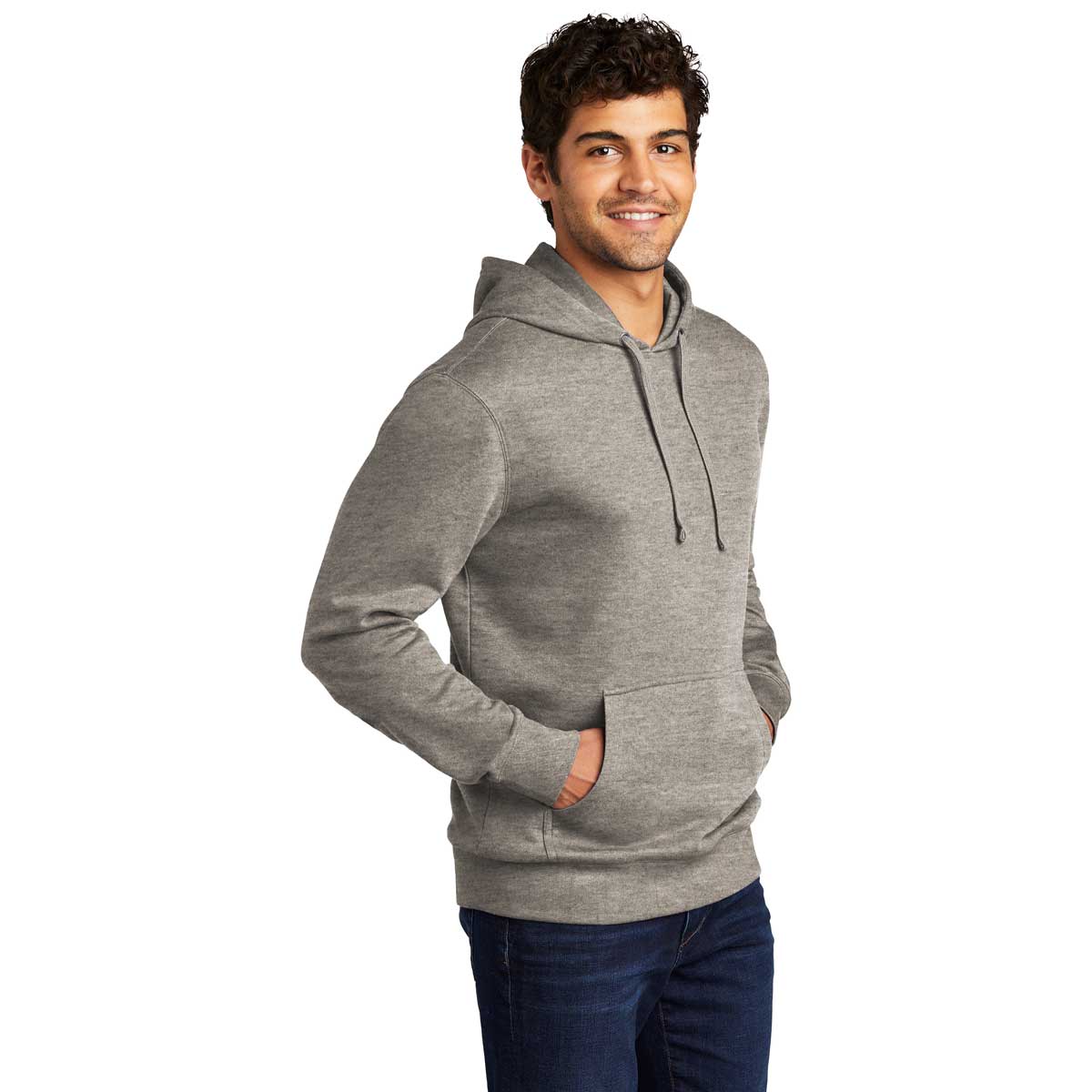 District Men's Grey Frost V.I.T. Fleece Hoodie - Your Ultimate Comfort Essential