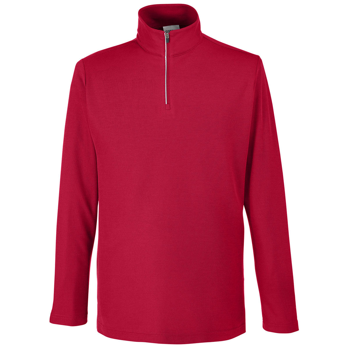 Core 365 Men's Stunning Red Fusion ChromaSoft Pique Quarter-Zip - A Must-Have!