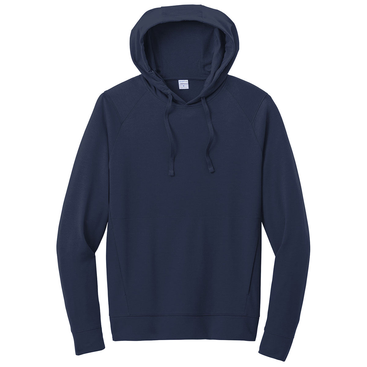 Sport-Tek Men's True Navy Sport-Wick Flex Fleece Pullover Hoodie - Ideal for Active Men