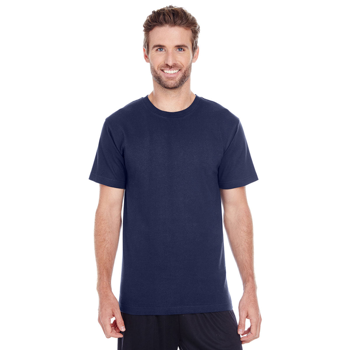 LAT Men's Navy Premium Jersey T-Shirt - Ideal for Brand Promotion