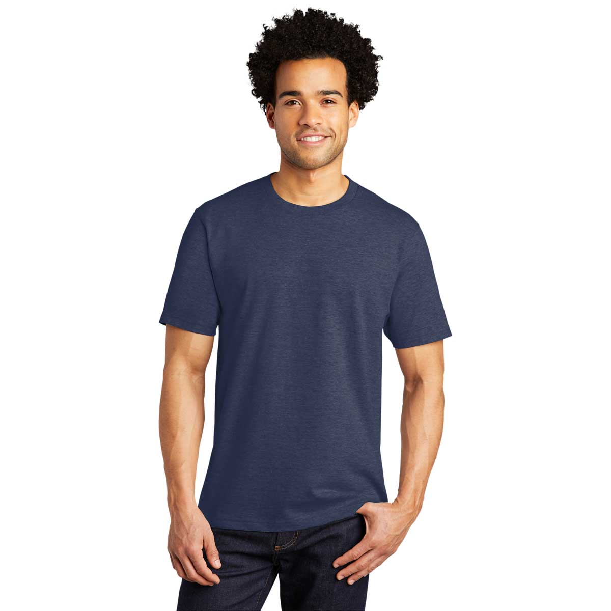 Port & Company Navy Heather Team Bouncer Tee - The Ultimate Screen - Printable Tee