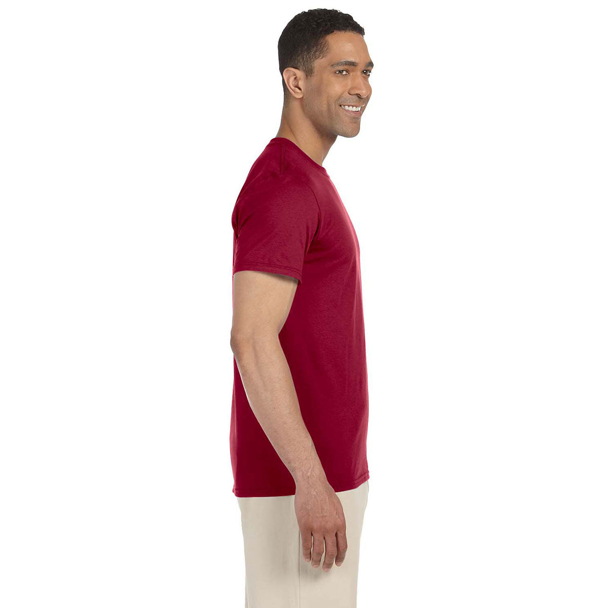 Gildan Men's Stunning Cardinal Red Softstyle 4.5 oz. T-Shirt