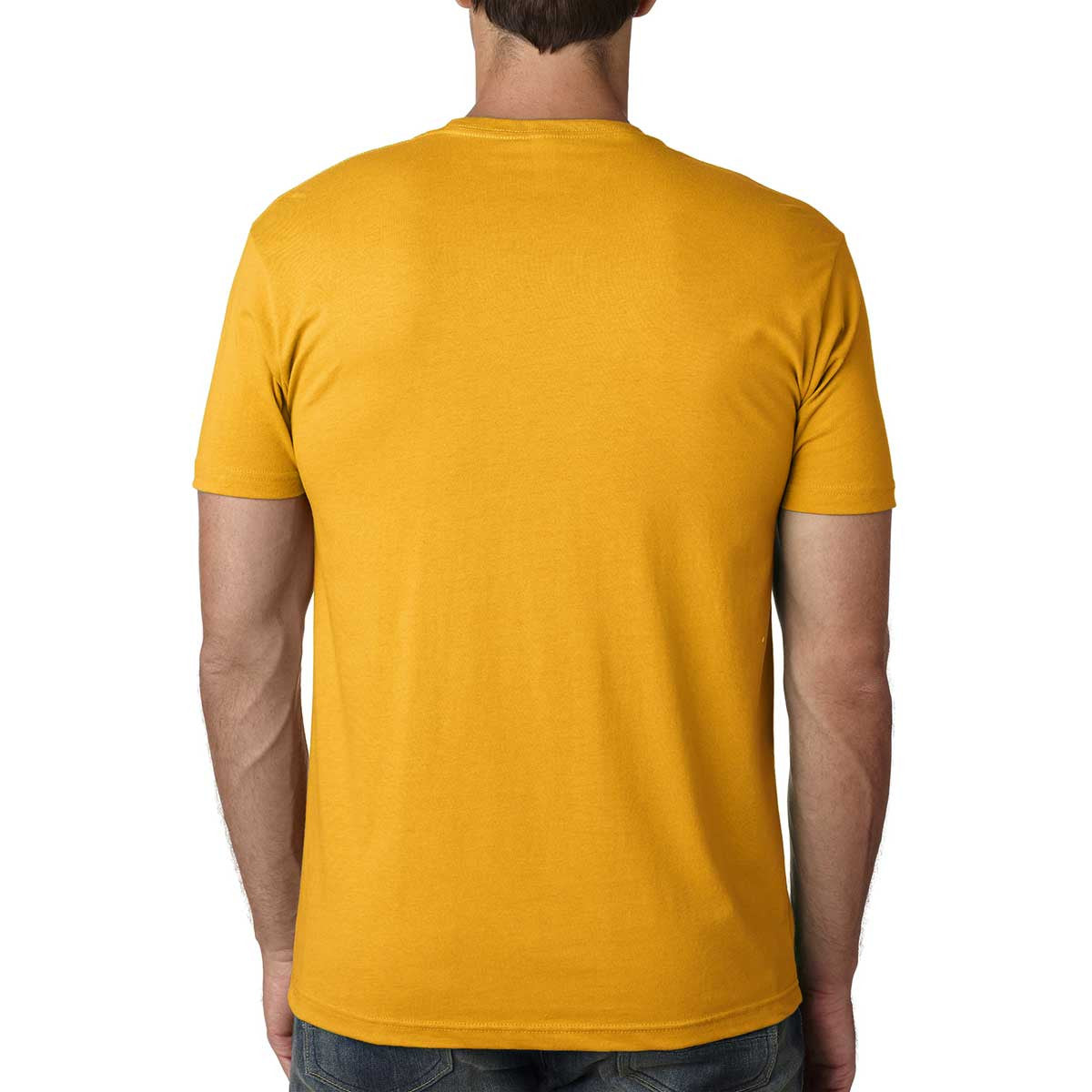 Next Level Men's Gold Premium Fitted Short-Sleeve Crew - Elevate Your Style!
