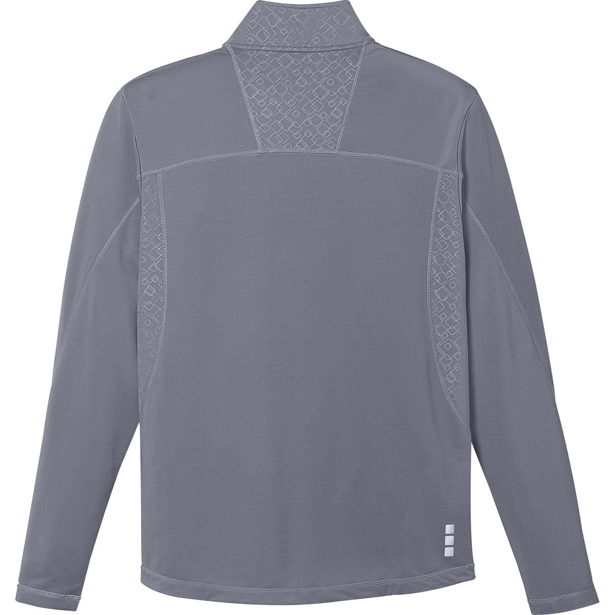 Elevate Men's Stunning Steel Grey Caltech Knit Quarter Zip - Must - Have for Every Man!