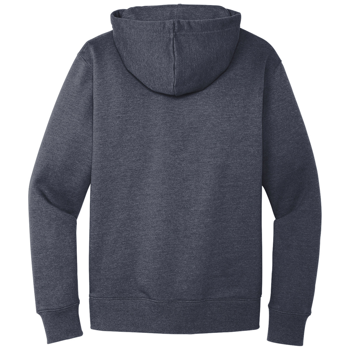 District Men's Navy Heather V.I.T. Heavyweight Fleece Hoodie - Ideal for Brand Promotion