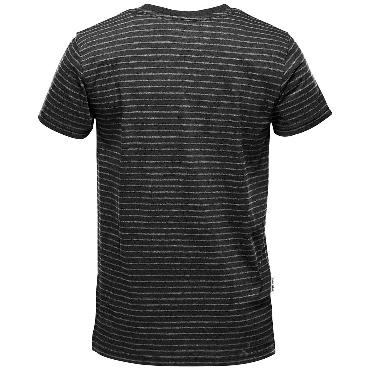 Stormtech Men's Stylish Black/Grey Heather Railtown Crew Neck Tee