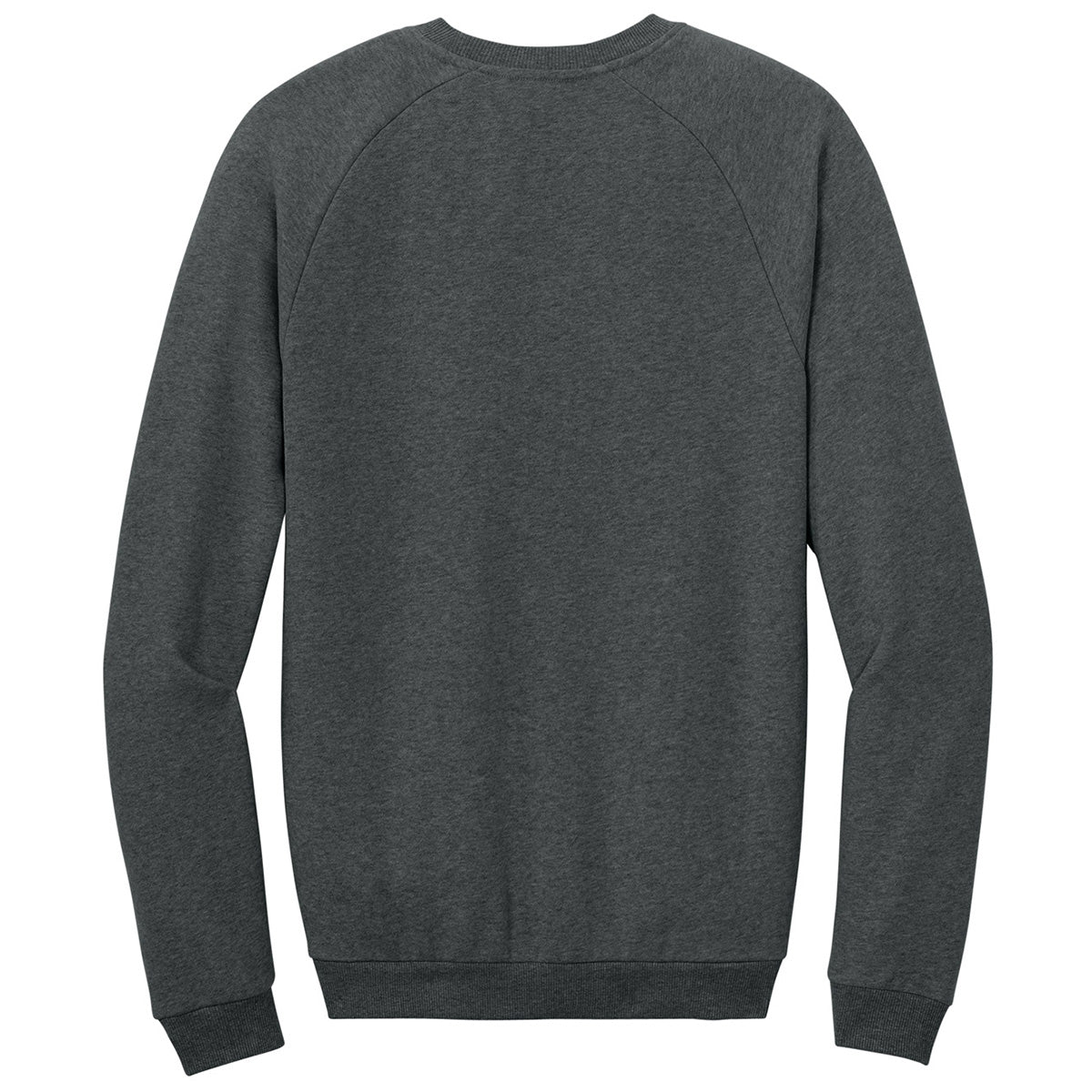 District Men's Stunning Heathered Charcoal Cloud Fleece Crew - A Must-Have!
