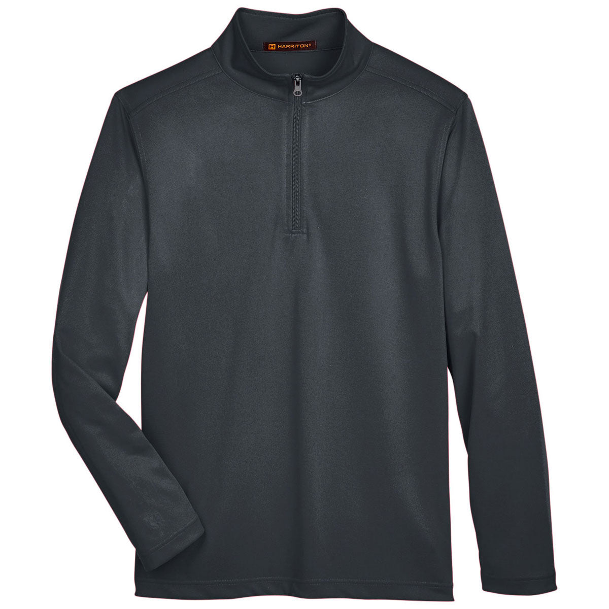 Harriton Men's Dark Charcoal Advantage: The Ultimate Quarter-Zip for Men
