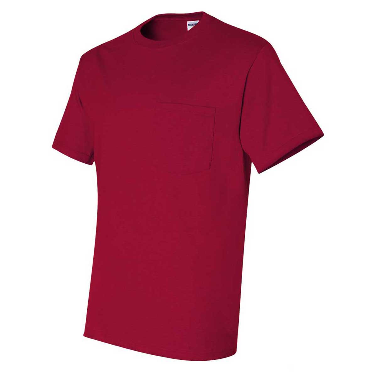 Jerzees Men's Stunning True Red Dri - Power 50/50 Pocket T - Shirt
