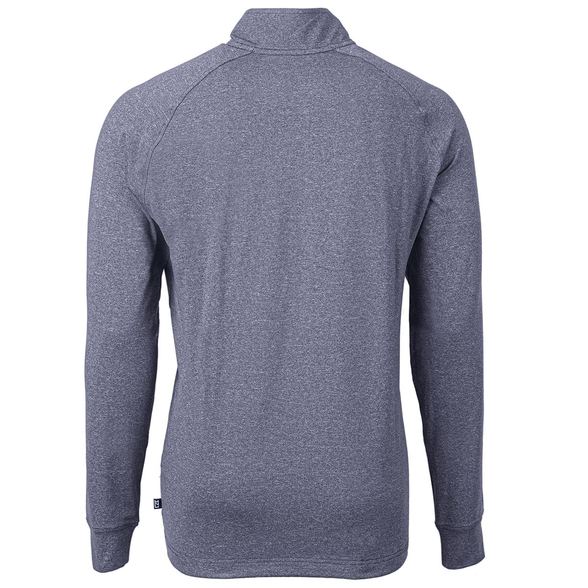 Cutter & Buck Men's Navy Blue Heather Adapt Eco Knit Tall Quarter Zip - Ideal for Outdoor Adventures
