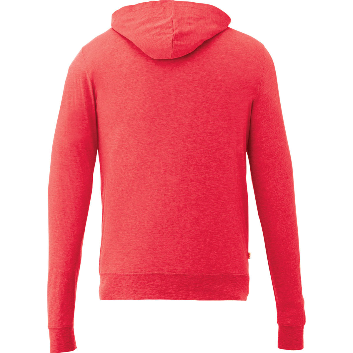 Elevate Men's Team Red Heather Garner Knit Full Zip Hoody - Stand Out in Style!